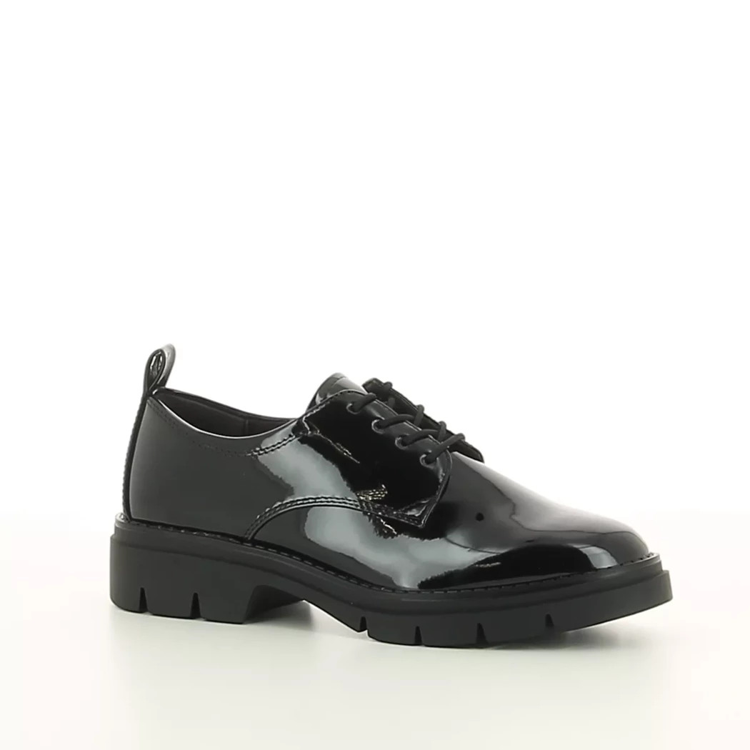 Image (1) de la chaussures Tamaris - Chaussures à lacets Noir en Cuir vernis