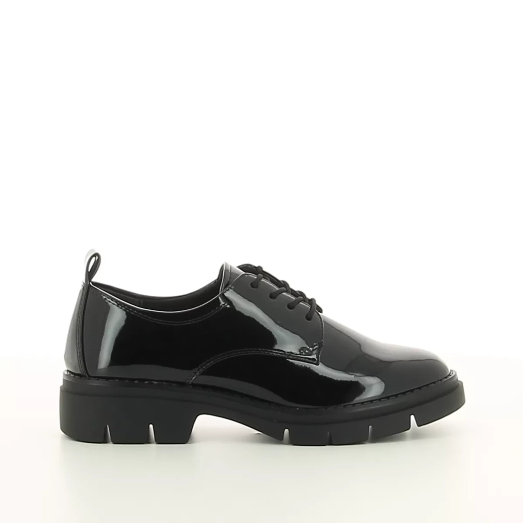 Image (2) de la chaussures Tamaris - Chaussures à lacets Noir en Cuir vernis