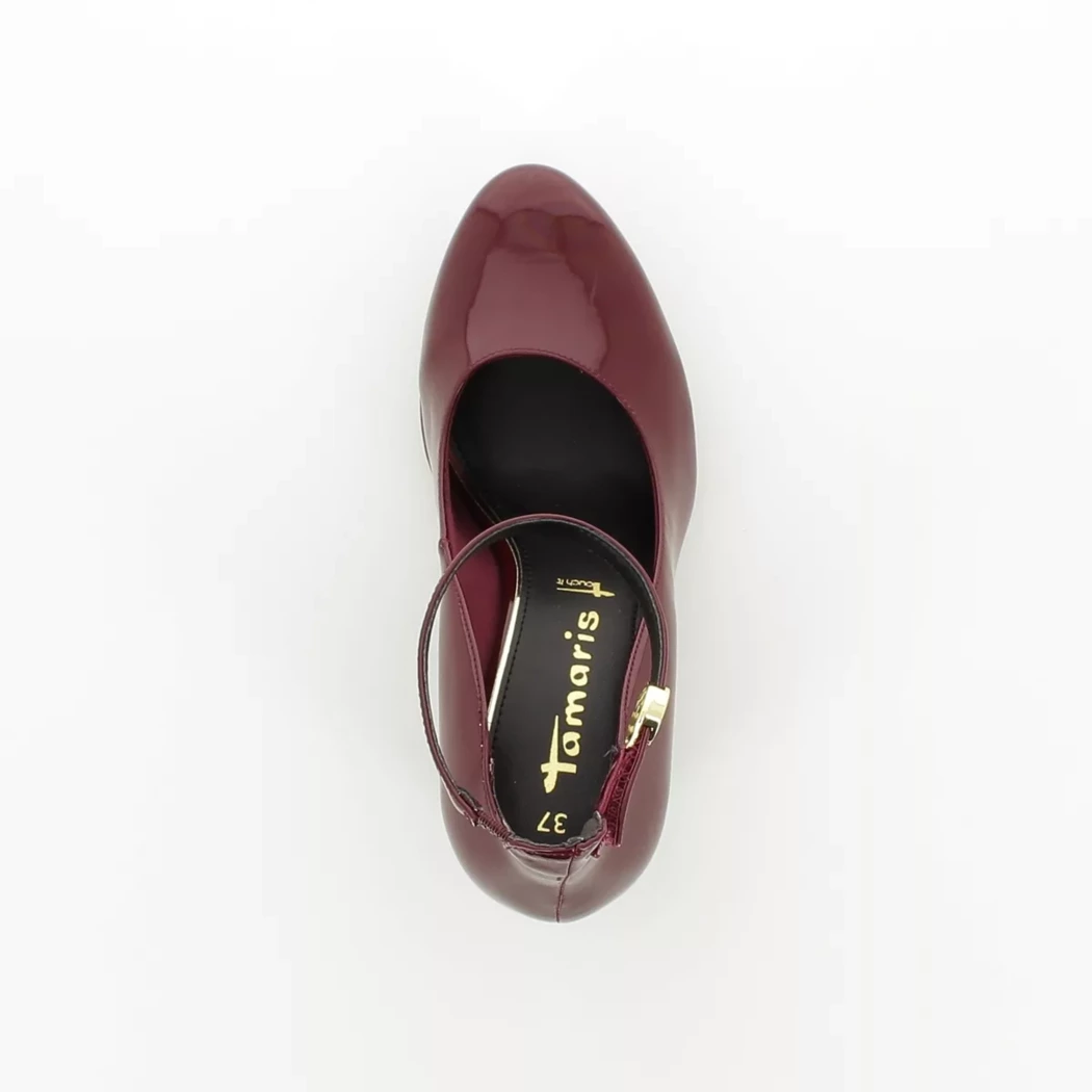 Image (6) de la chaussures Tamaris - Escarpins Bordeaux en Cuir synthétique