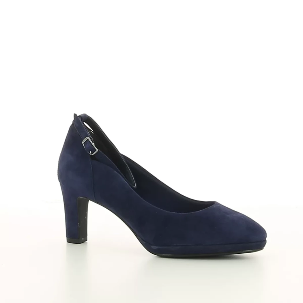 Image (1) de la chaussures Tamaris - Escarpins Bleu en Cuir nubuck
