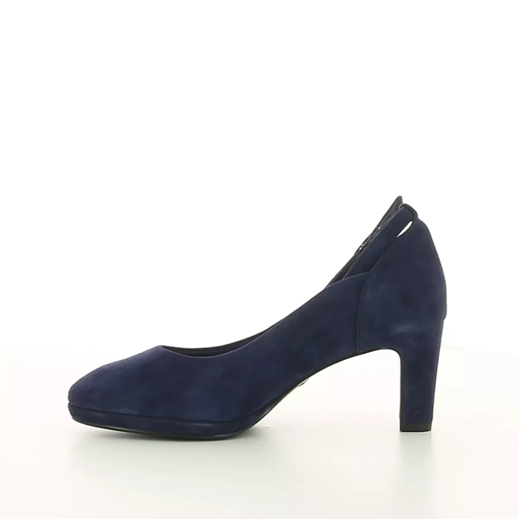 Image (4) de la chaussures Tamaris - Escarpins Bleu en Cuir nubuck