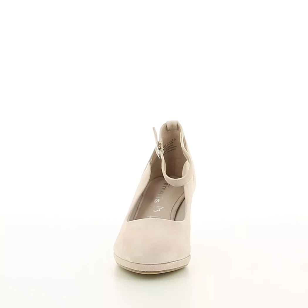 Image (5) de la chaussures Tamaris - Escarpins Beige en Cuir