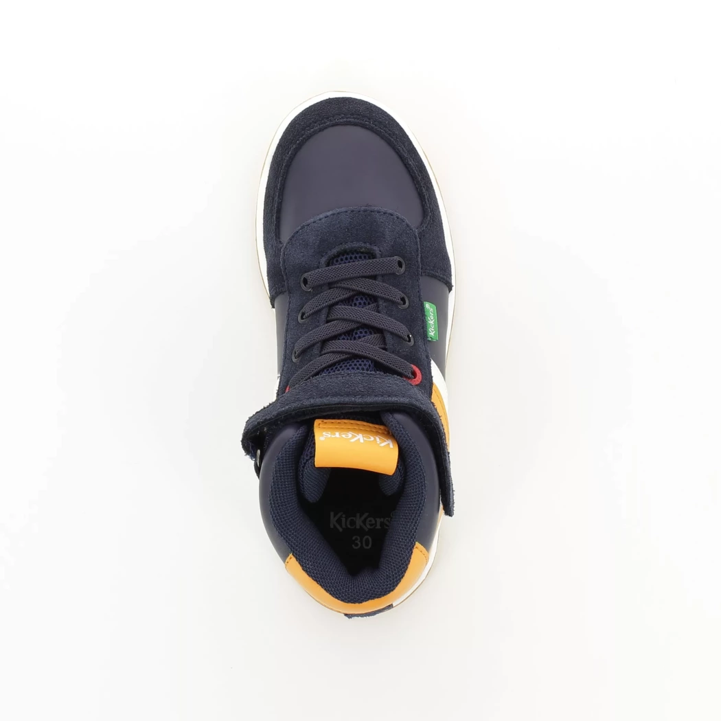 Image (6) de la chaussures Kickers - Bottines Bleu en Cuir synthétique