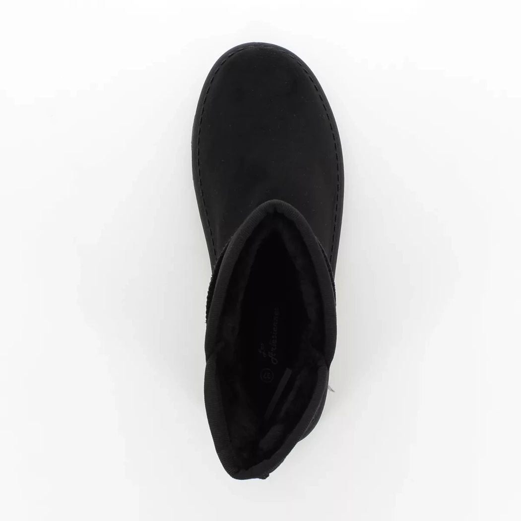 Image (6) de la chaussures Les Arlesiennes - Boots Noir en Cuir synthétique