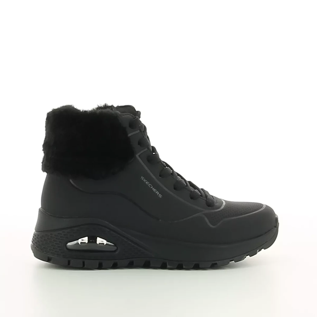 Image (2) de la chaussures Skechers - Bottines Noir en Cuir synthétique