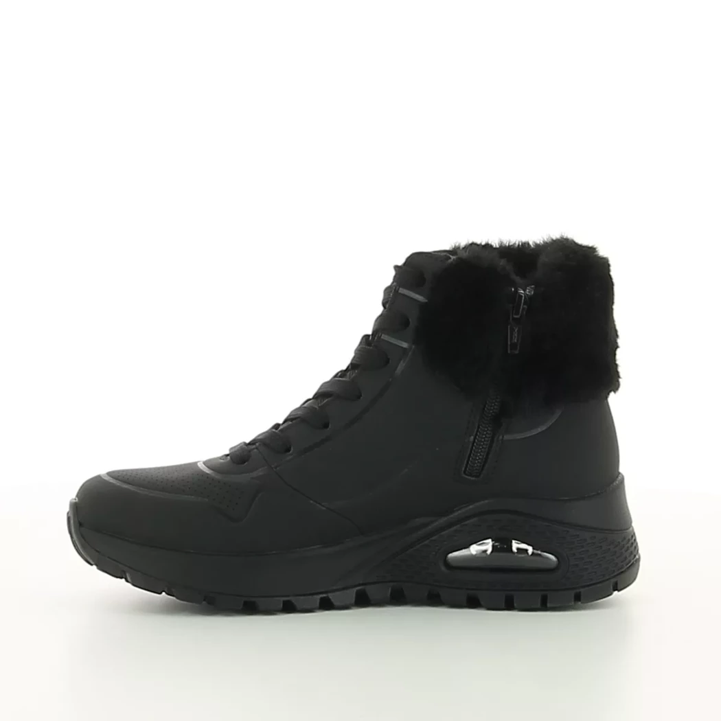 Image (4) de la chaussures Skechers - Bottines Noir en Cuir synthétique