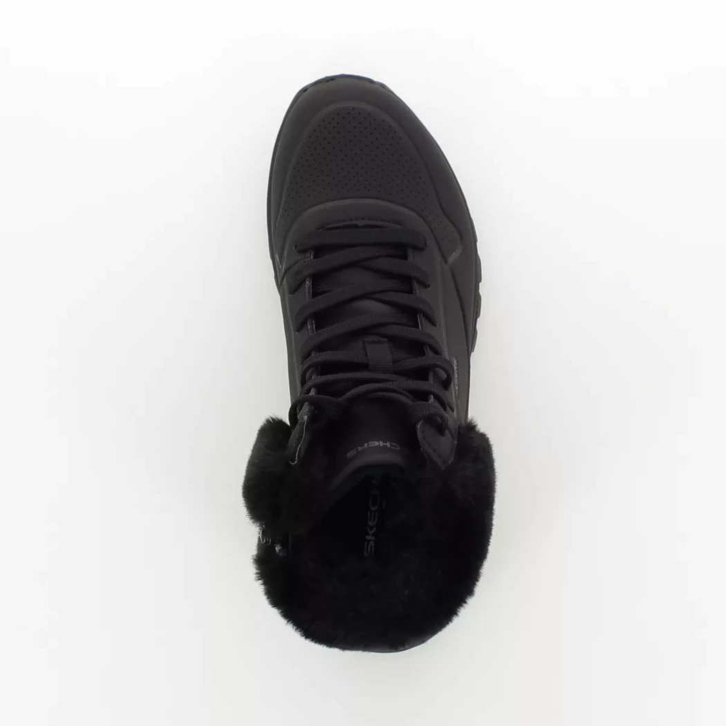 Image (6) de la chaussures Skechers - Bottines Noir en Cuir synthétique