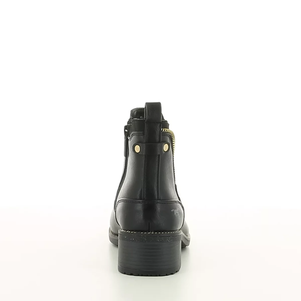 Image (3) de la chaussures Mustang - Boots Noir en Cuir synthétique