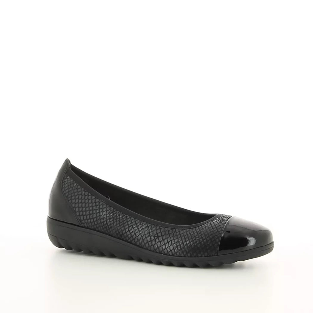 Image (1) de la chaussures Caprice - Ballerines Noir en Cuir