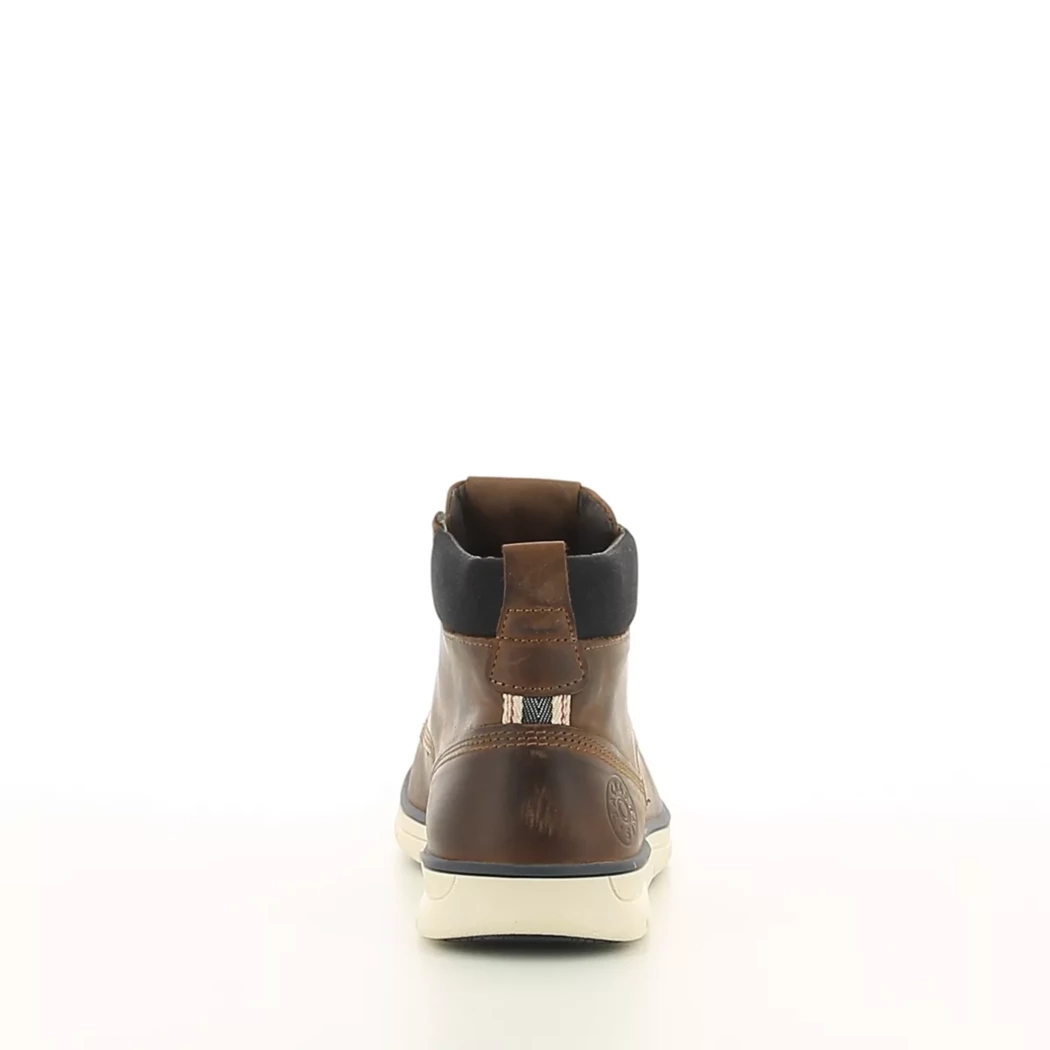 Image (3) de la chaussures Jack & Jones - Bottines Marron en Cuir