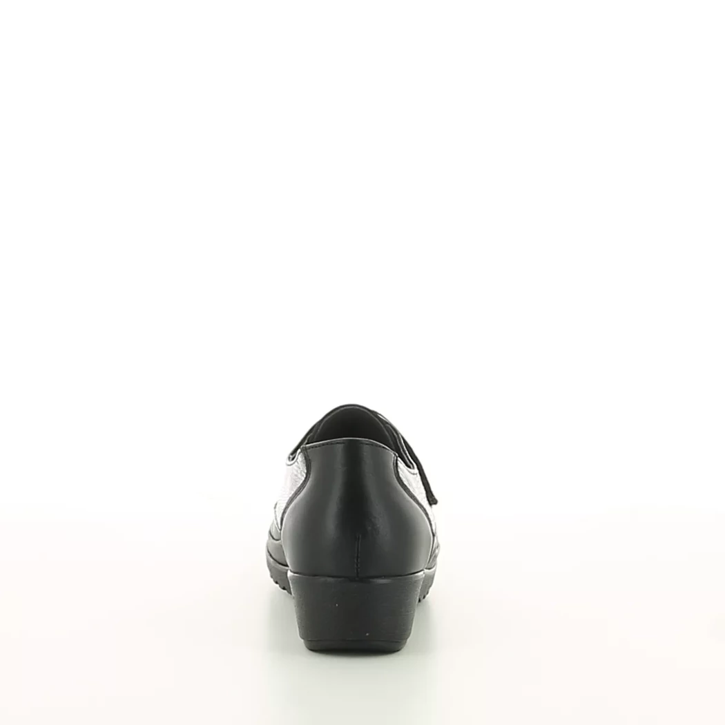 Image (3) de la chaussures Kiarflex - Chaussures à velcro Noir en Cuir