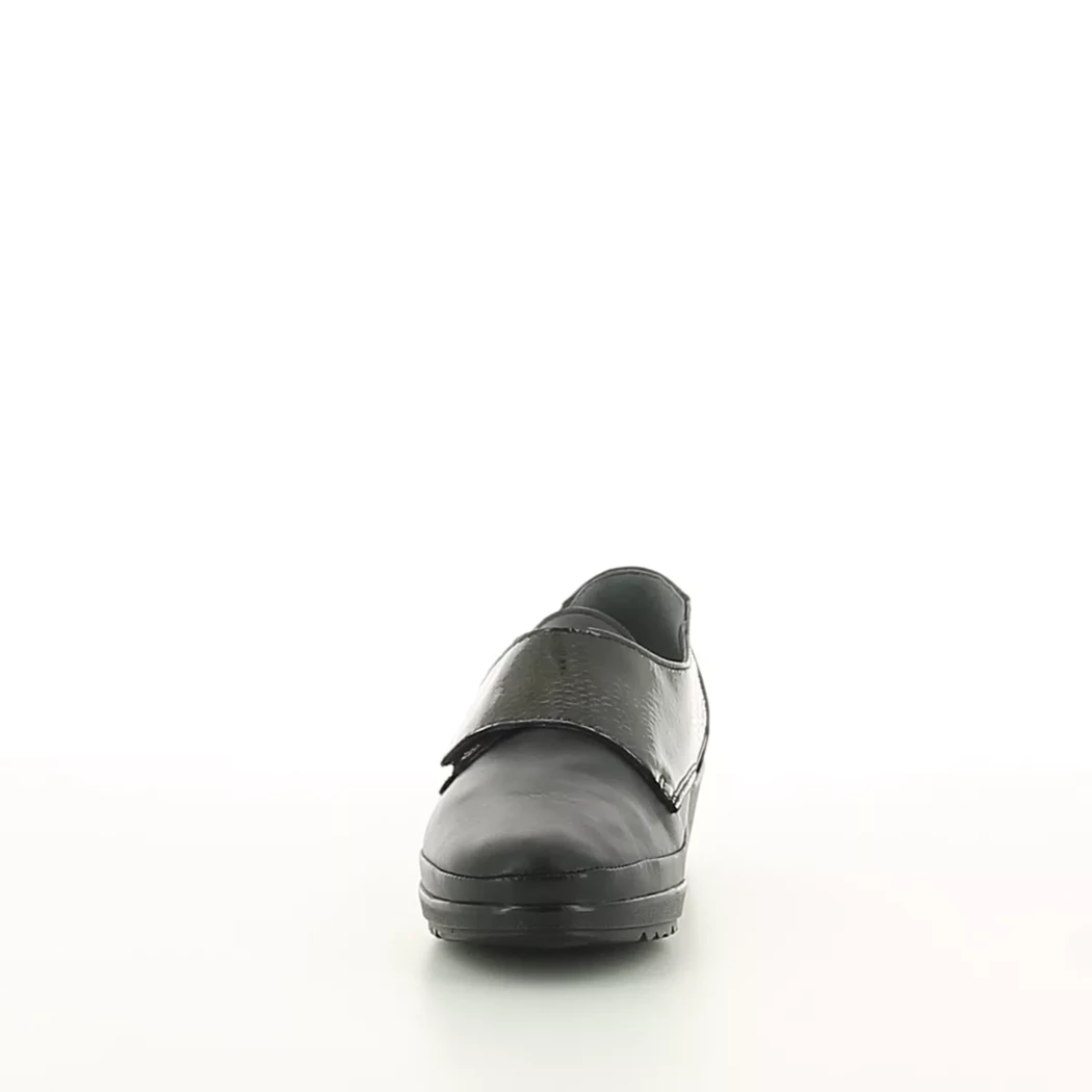 Image (5) de la chaussures Kiarflex - Chaussures à velcro Noir en Cuir