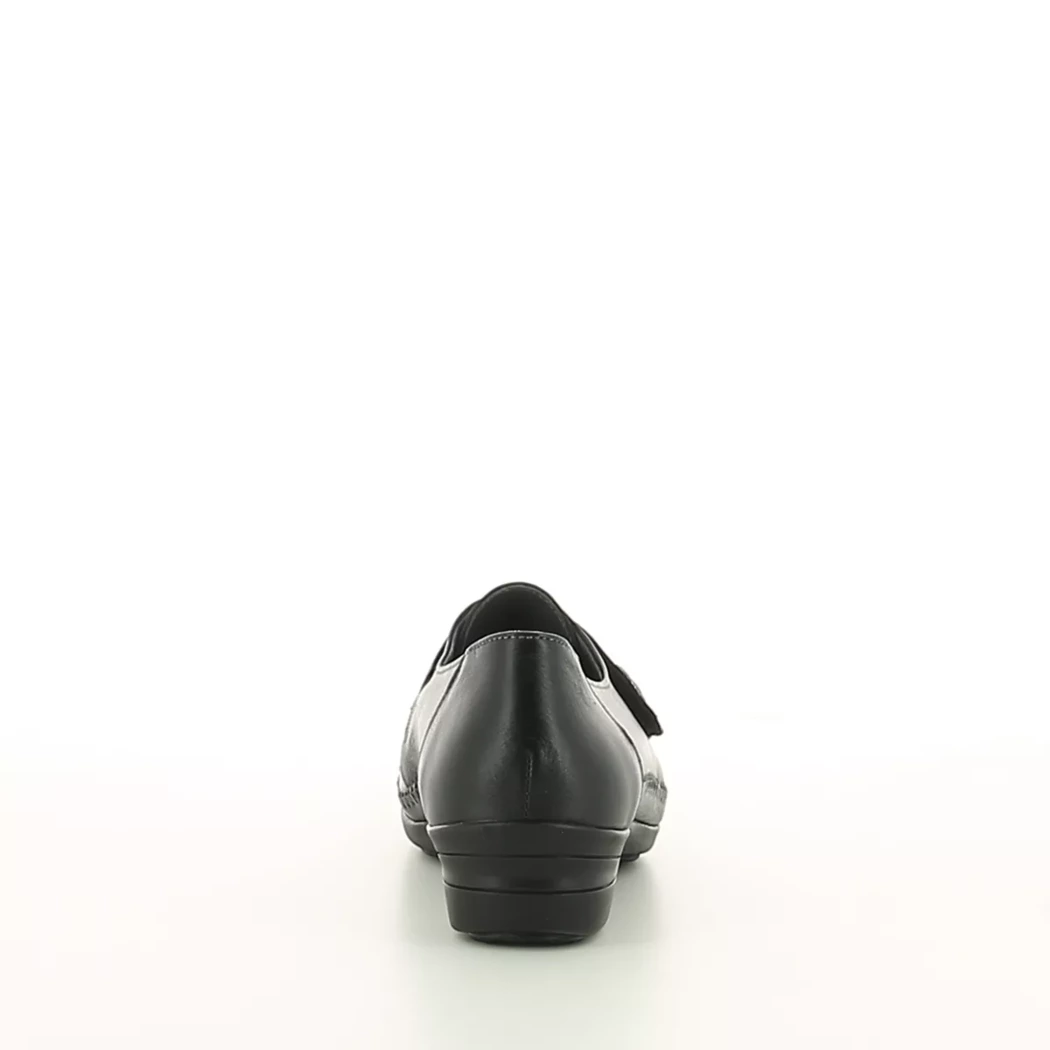 Image (3) de la chaussures Kiarflex - Chaussures à velcro Noir en Cuir
