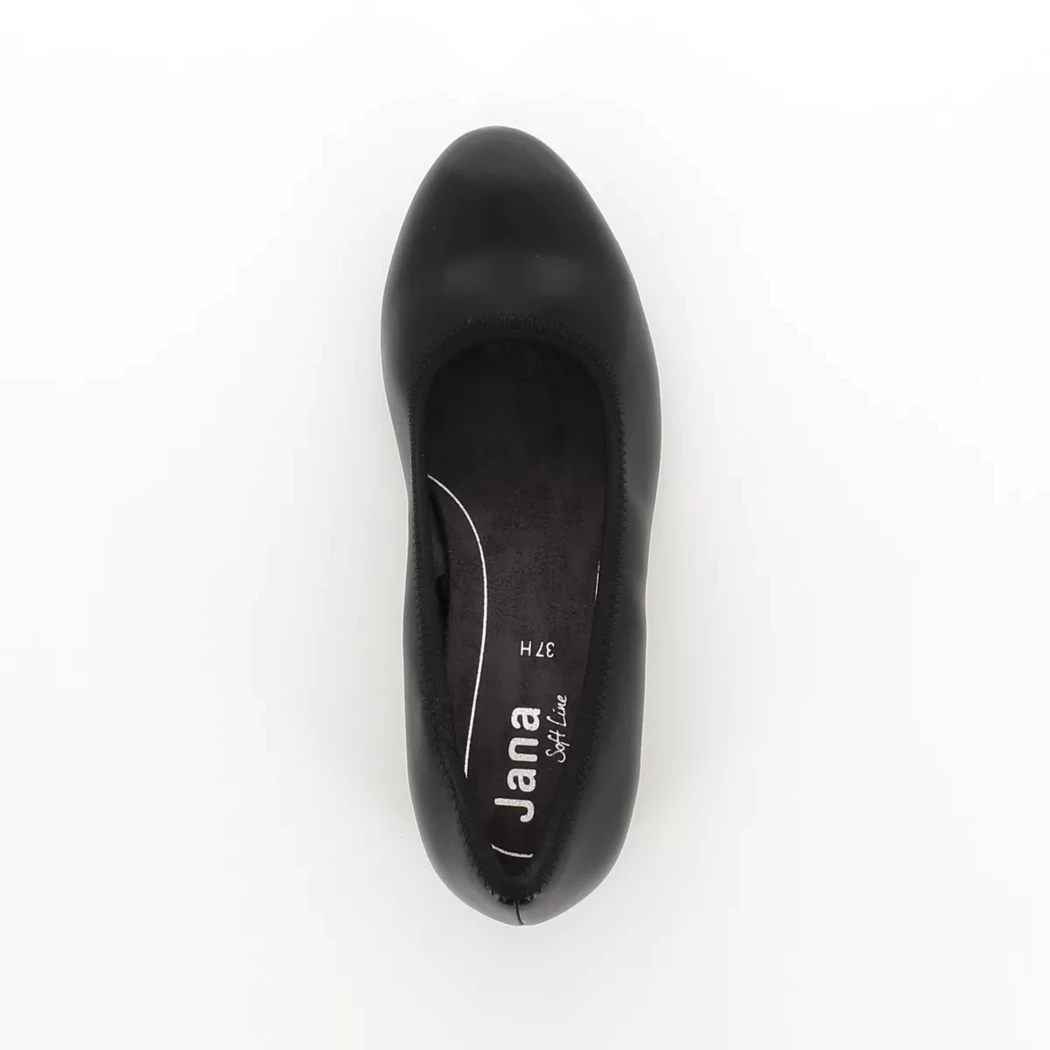 Image (6) de la chaussures Jana - Escarpins Noir en Cuir synthétique