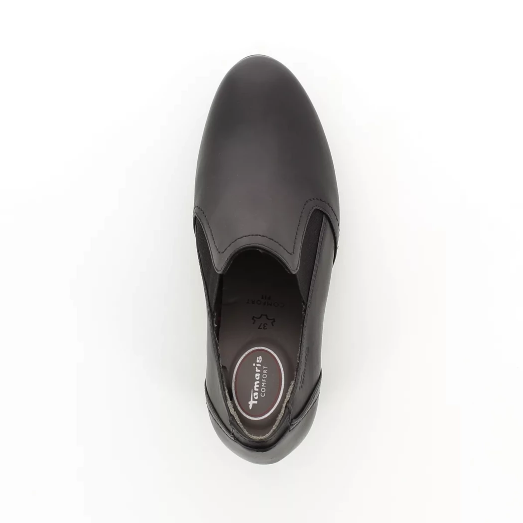 Image (6) de la chaussures Tamaris Comfort - Mocassins Noir en Cuir