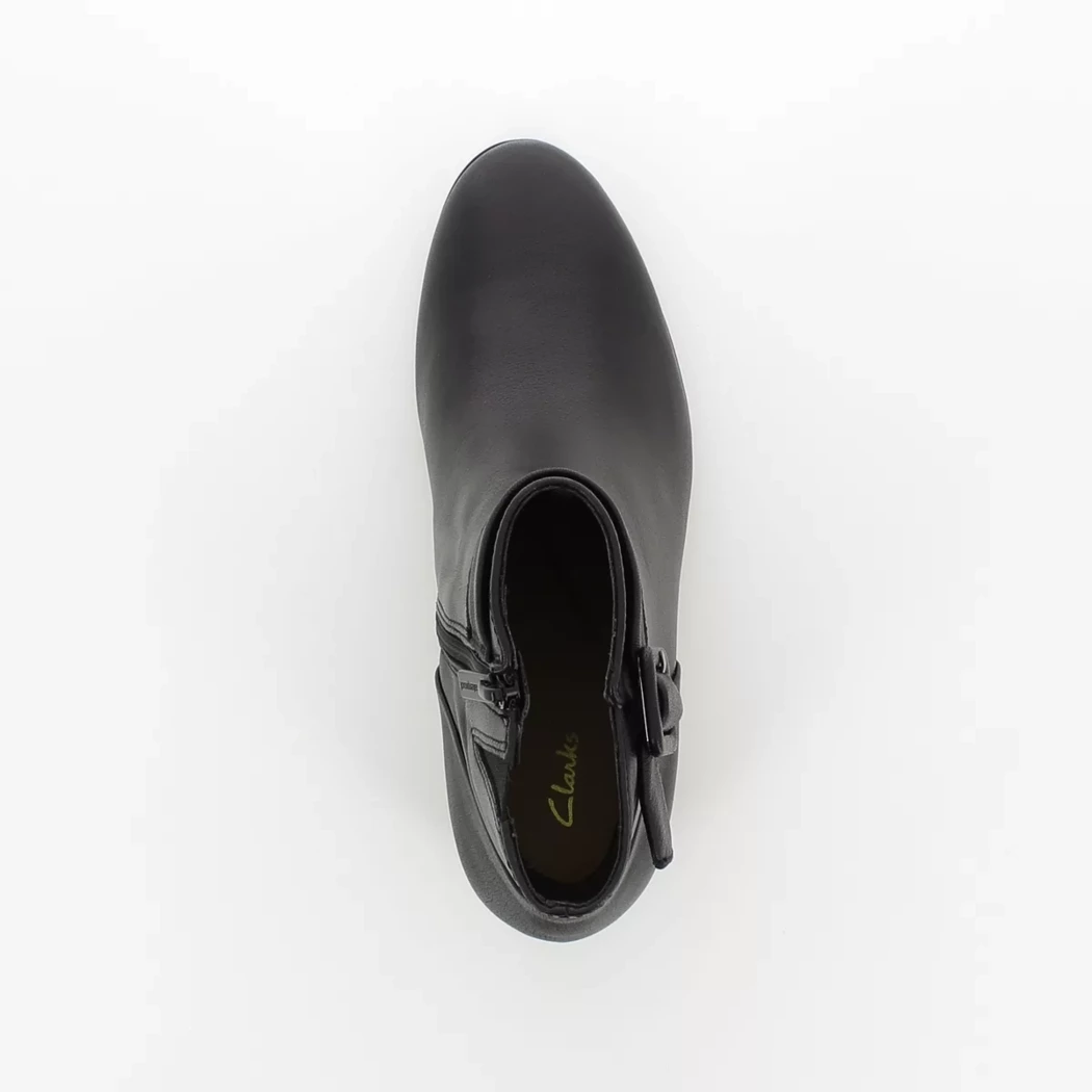 Image (6) de la chaussures Clarks - Boots Noir en Cuir