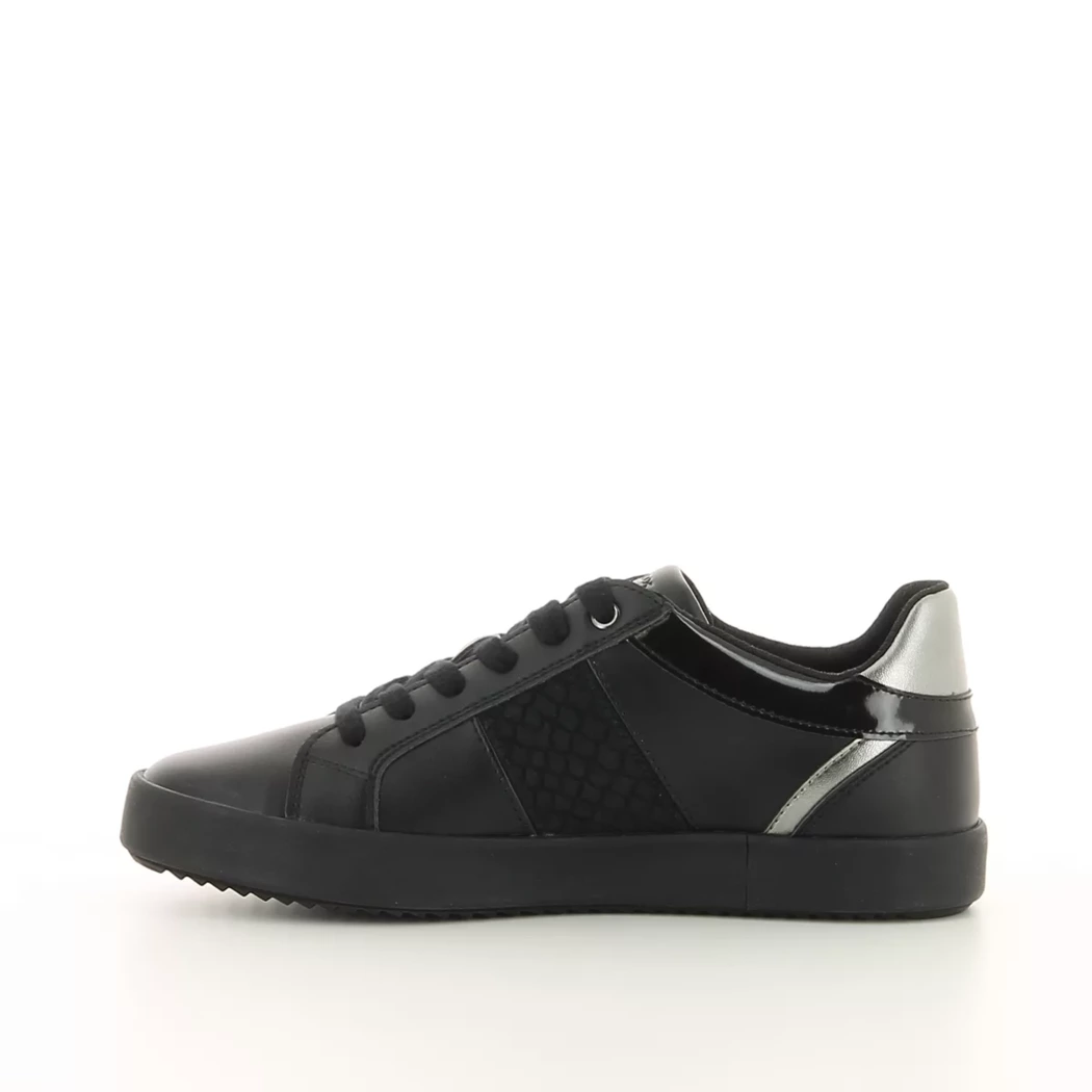 Image (4) de la chaussures Geox - Baskets Noir en Cuir synthétique
