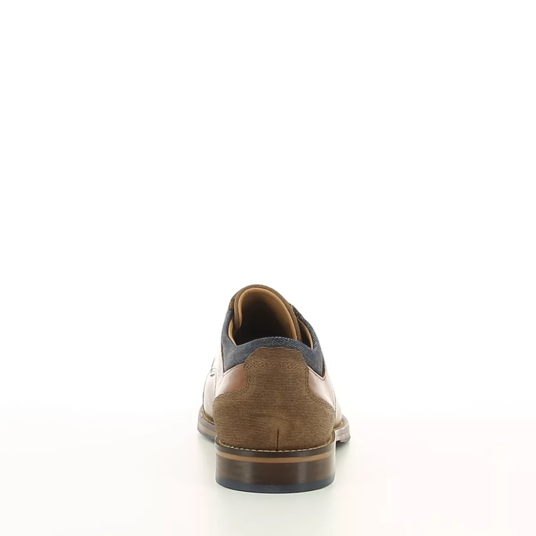Image (3) de la chaussures Bull Boxer - Chaussures à lacets Cuir naturel / Cognac en Cuir et textile