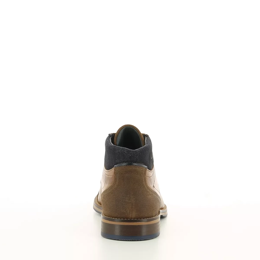 Image (3) de la chaussures Bull Boxer - Bottines Cuir naturel / Cognac en Cuir et textile