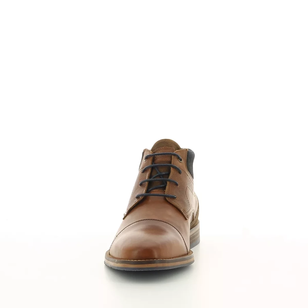 Image (5) de la chaussures Bull Boxer - Bottines Cuir naturel / Cognac en Cuir et textile
