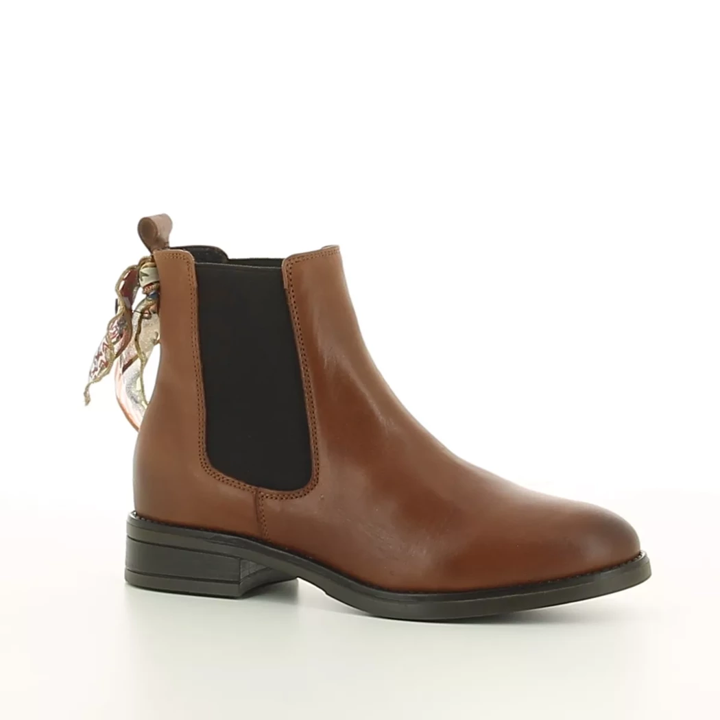 Image (1) de la chaussures Goodstep - Boots Cuir naturel / Cognac en Cuir