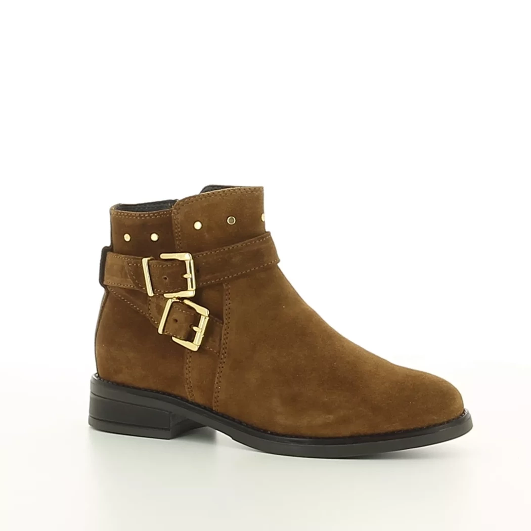 Image (1) de la chaussures Goodstep - Boots Cuir naturel / Cognac en Cuir nubuck