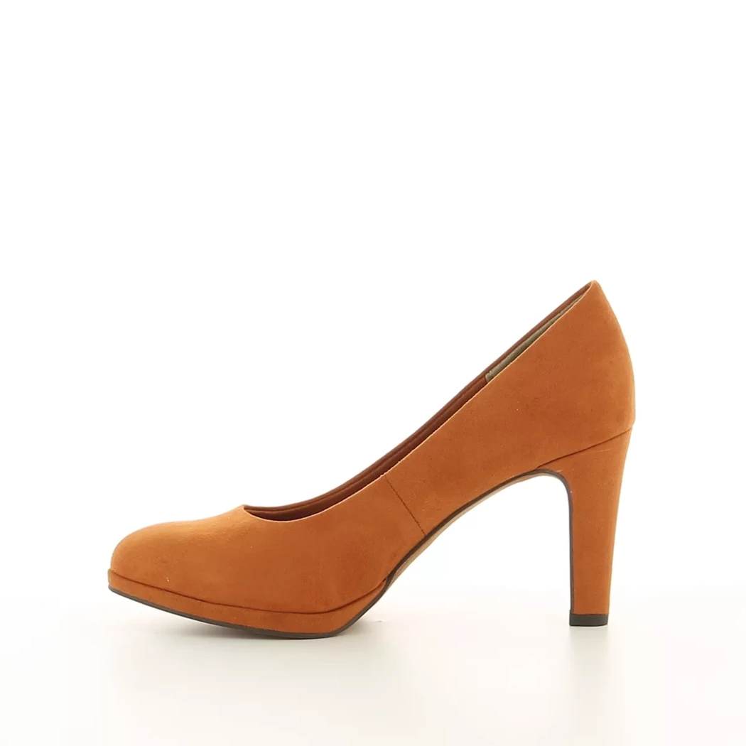 Image (4) de la chaussures Marco Tozzi - Escarpins Orange en Cuir synthétique