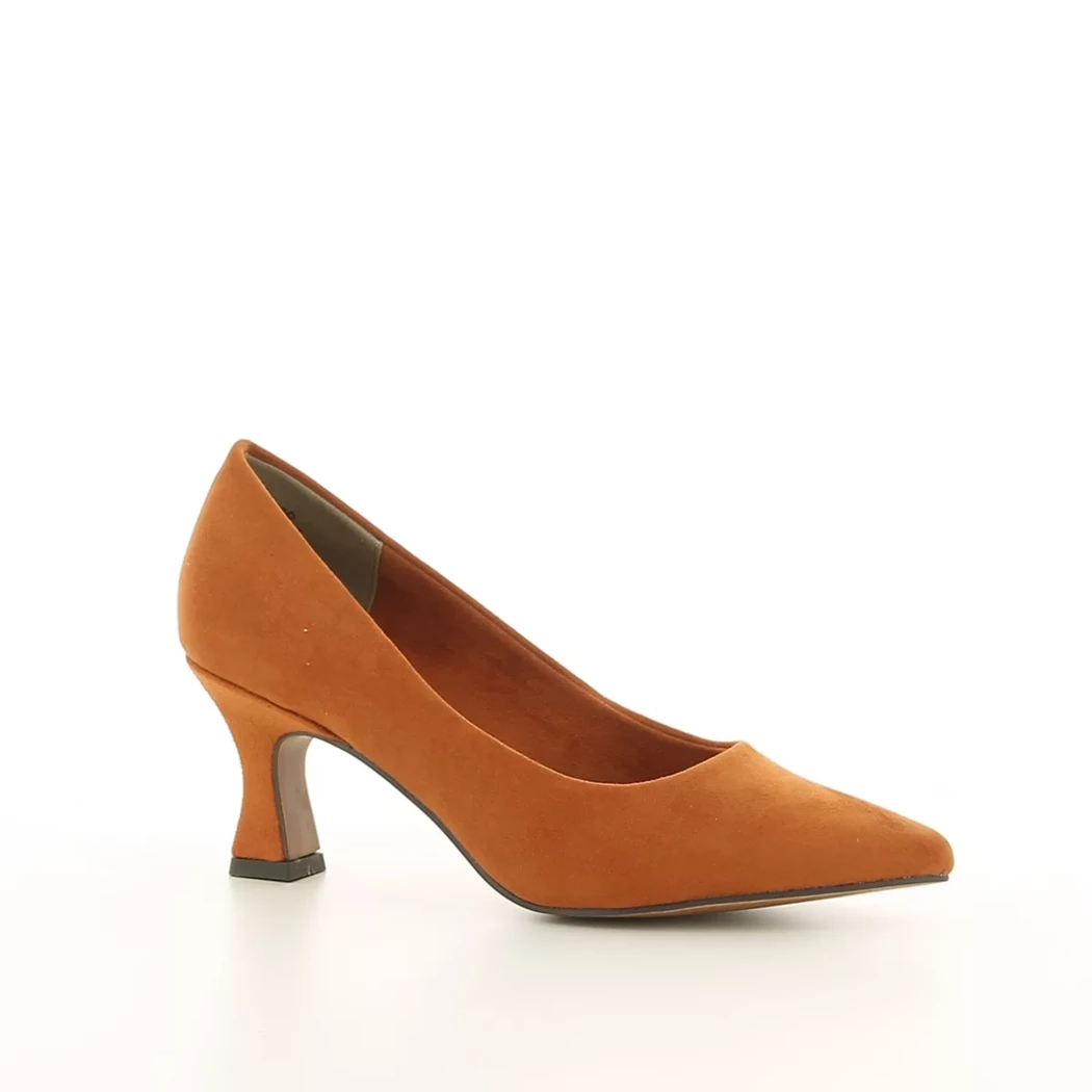 Image (1) de la chaussures Marco Tozzi - Escarpins Orange en Cuir synthétique