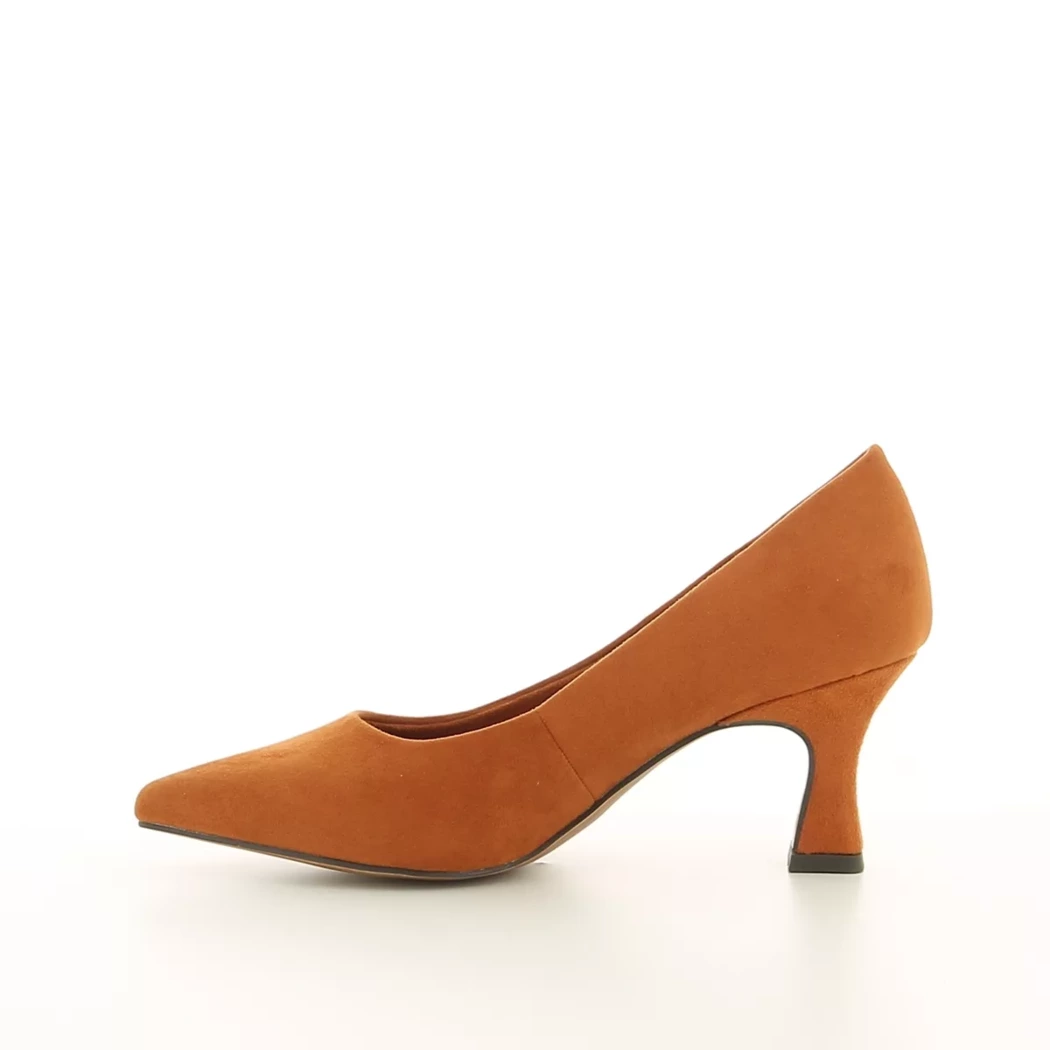 Image (4) de la chaussures Marco Tozzi - Escarpins Orange en Cuir synthétique