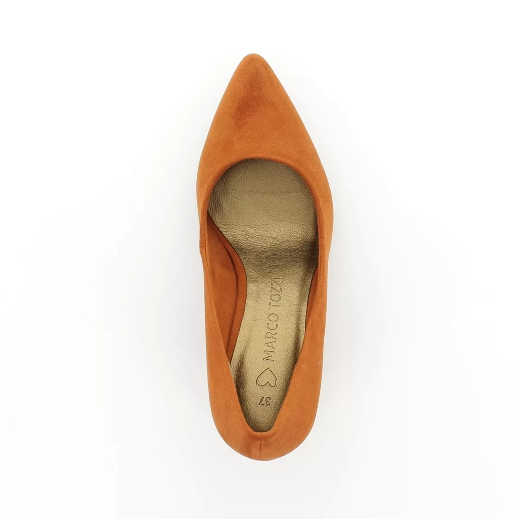 Image (6) de la chaussures Marco Tozzi - Escarpins Orange en Cuir synthétique