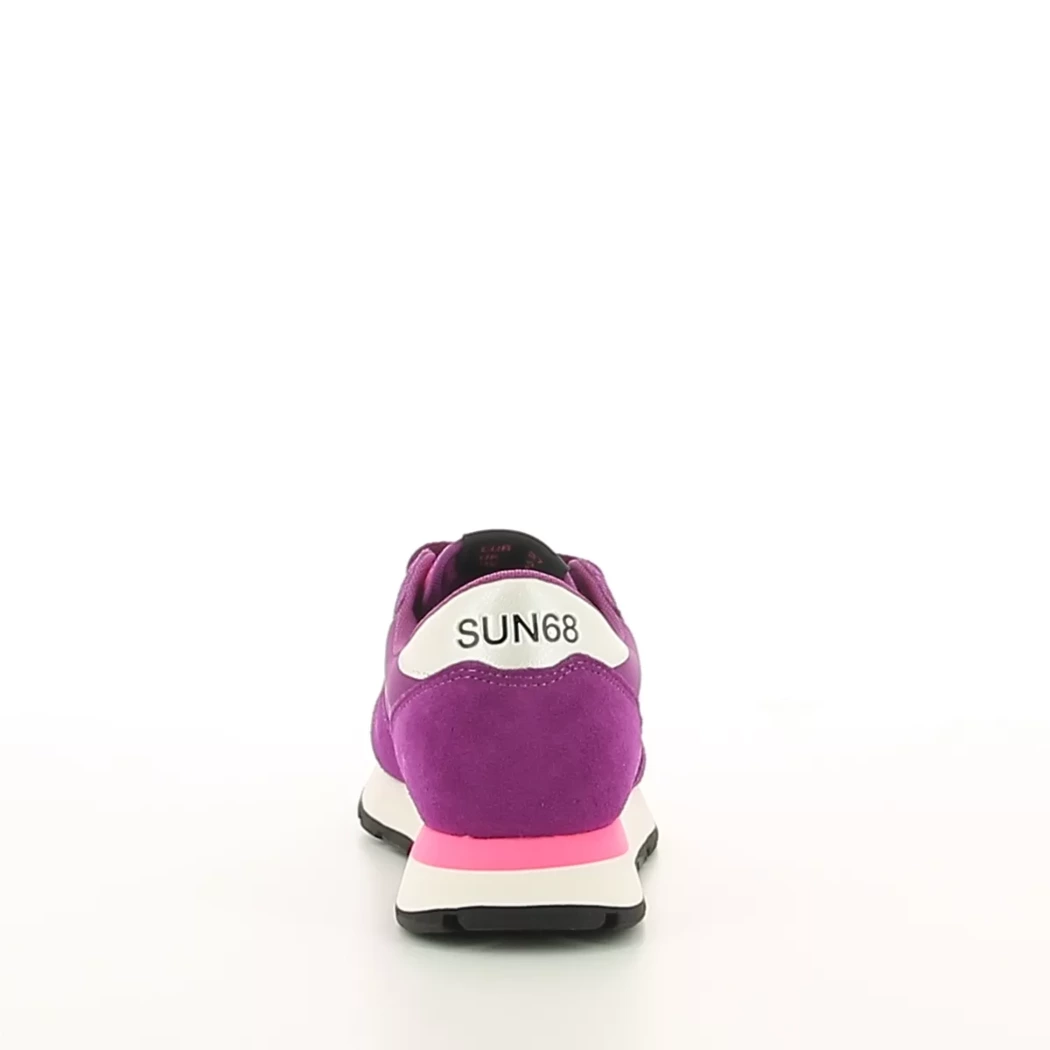 Image (3) de la chaussures Sun68 - Baskets Violet / Lilas en Cuir nubuck