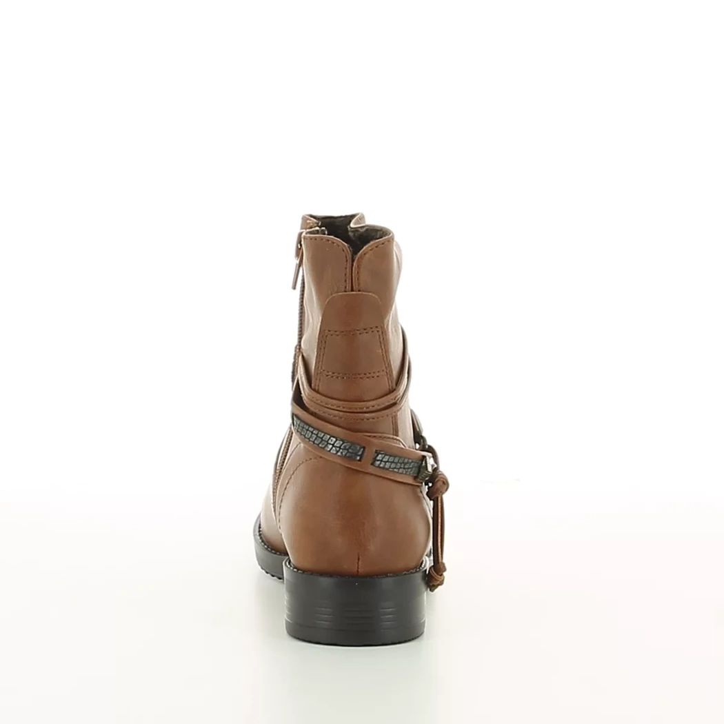 Image (3) de la chaussures Piece of mind - Boots Cuir naturel / Cognac en Cuir synthétique