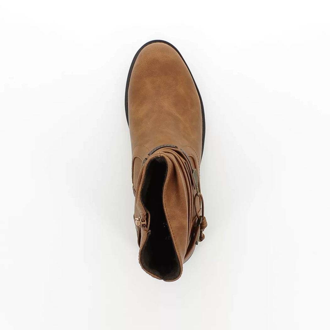 Image (6) de la chaussures Piece of mind - Boots Cuir naturel / Cognac en Cuir synthétique