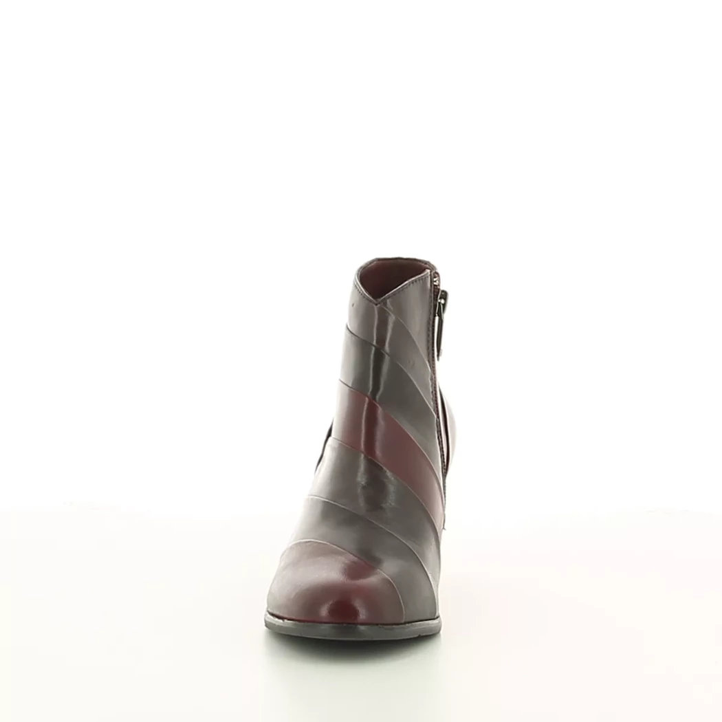 Image (5) de la chaussures Regarde le ciel - Boots Bordeaux en Cuir