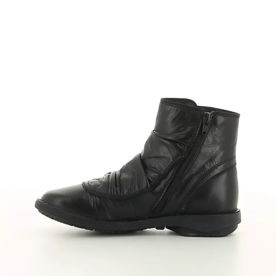 Image (4) de la chaussures Miz Mooz - Boots Noir en Cuir