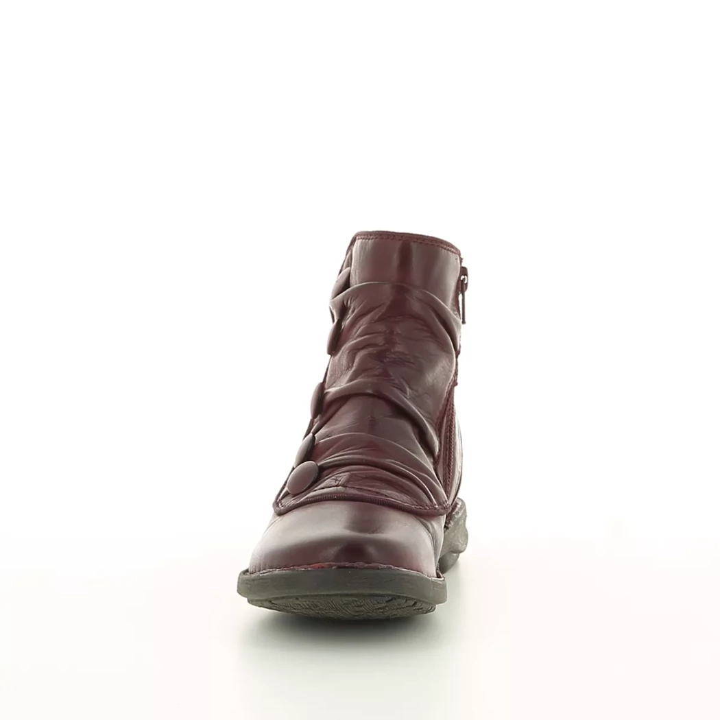 Image (5) de la chaussures Miz Mooz - Boots Bordeaux en Cuir