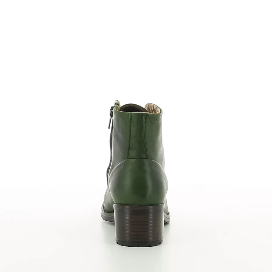 Image (3) de la chaussures Miz Mooz - Bottines Vert en Cuir