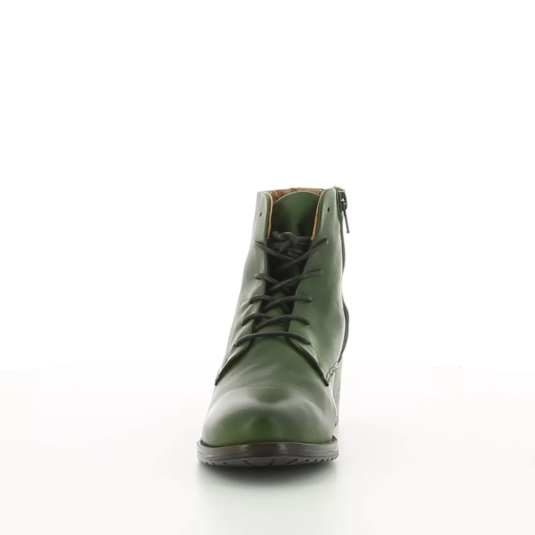 Image (5) de la chaussures Miz Mooz - Bottines Vert en Cuir