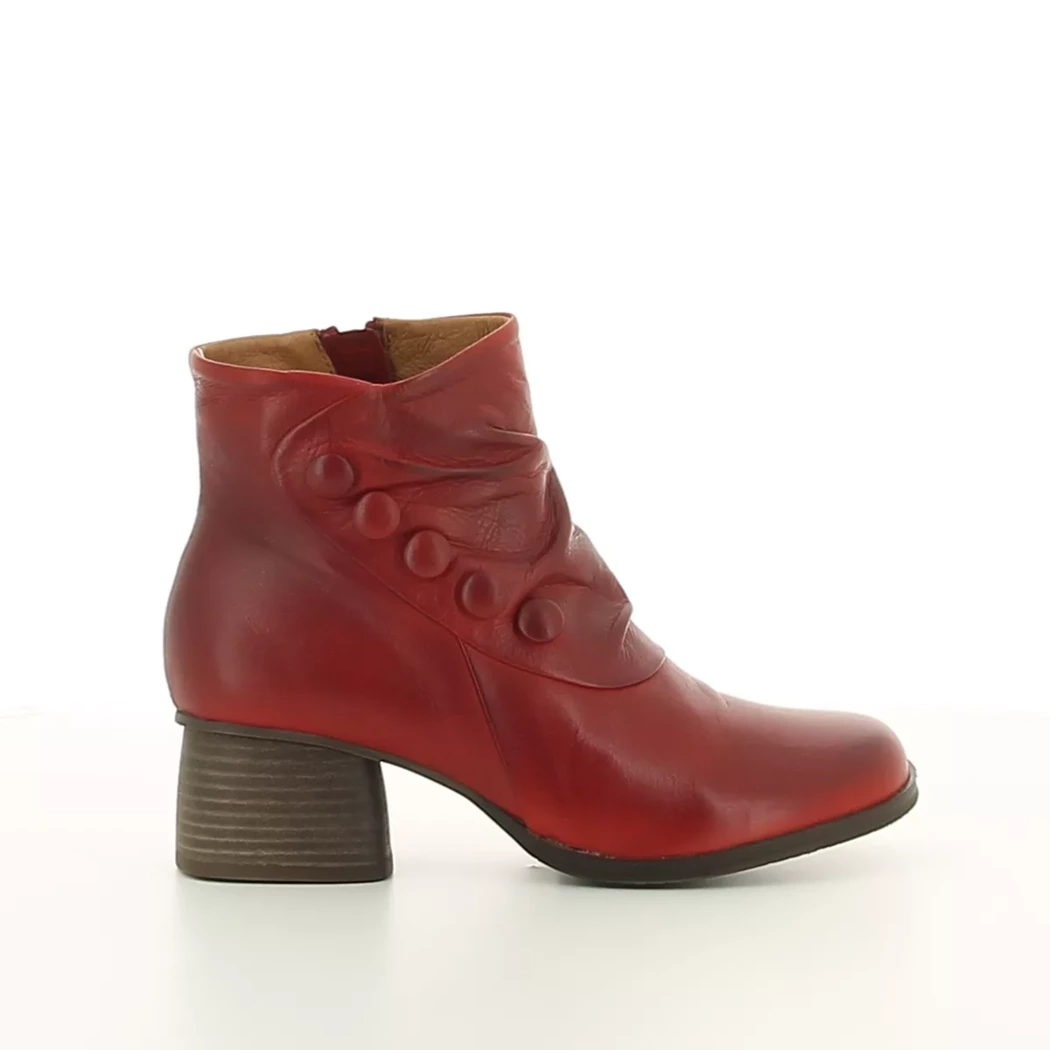 Image (2) de la chaussures Miz Mooz - Boots Rouge en Cuir