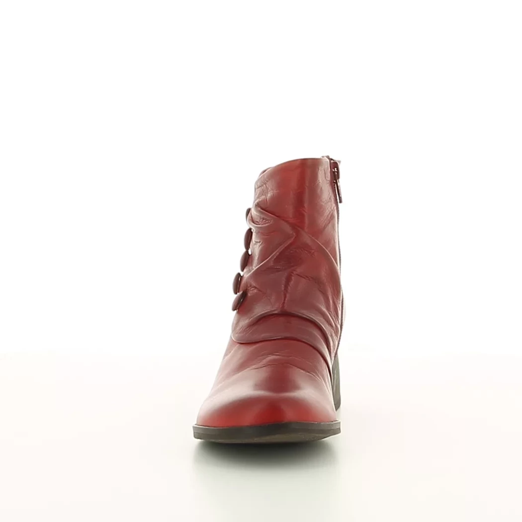 Image (5) de la chaussures Miz Mooz - Boots Rouge en Cuir