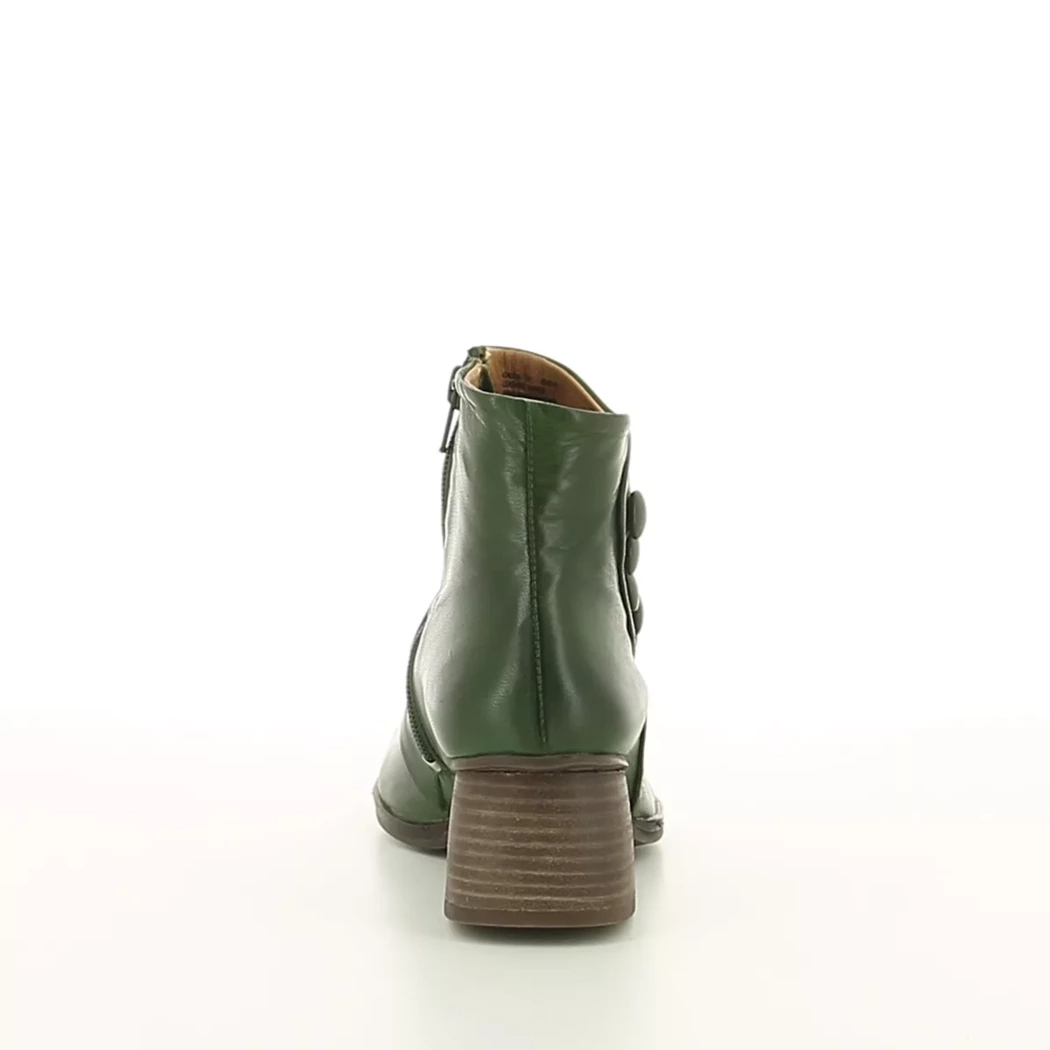 Image (3) de la chaussures Miz Mooz - Boots Vert en Cuir