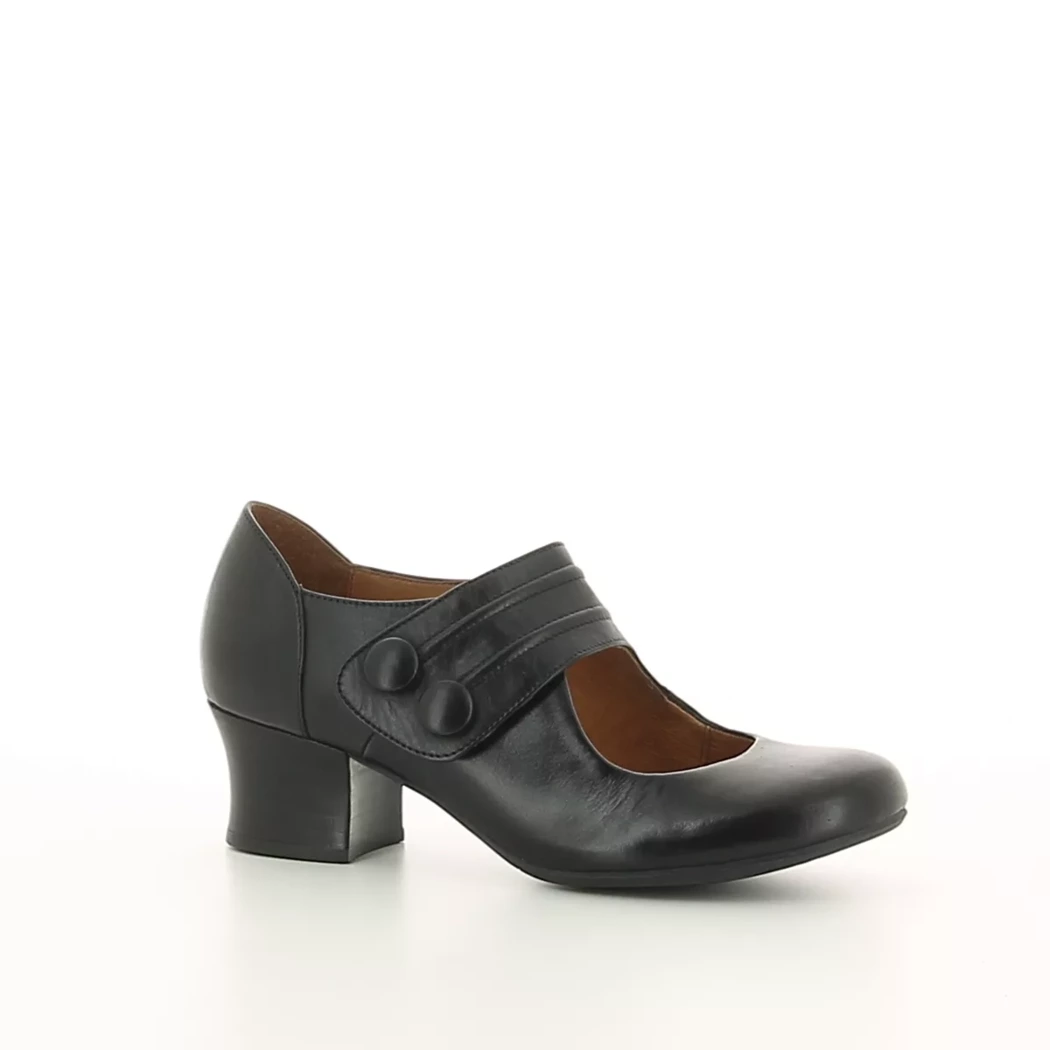 Image (1) de la chaussures Miz Mooz - Escarpins Noir en Cuir
