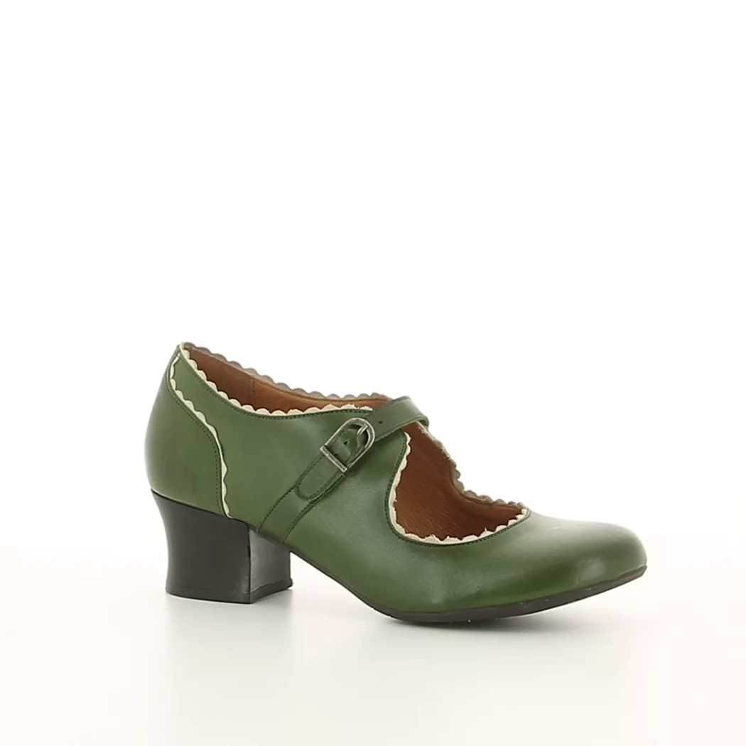 Image (1) de la chaussures Miz Mooz - Escarpins Vert en Cuir
