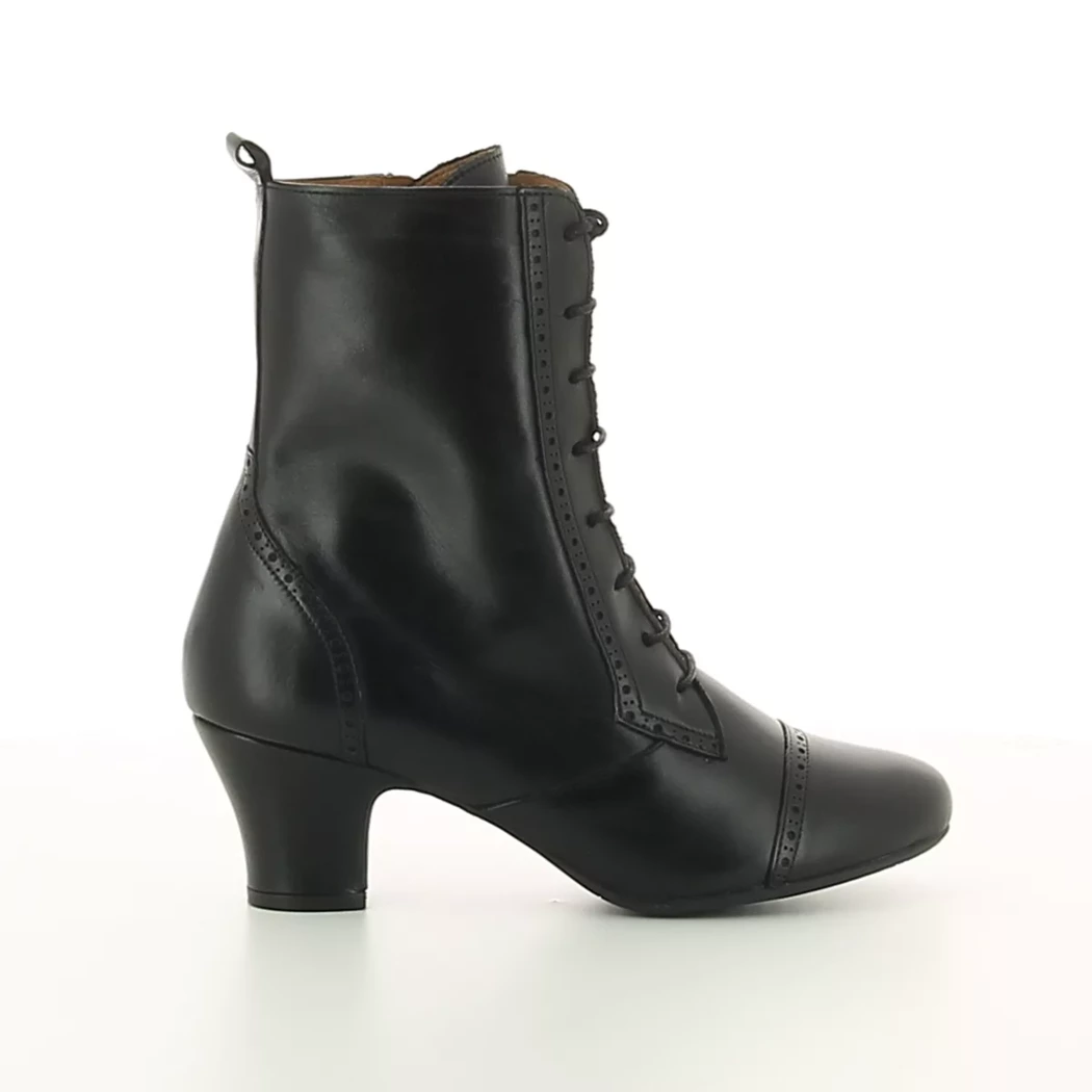 Image (2) de la chaussures Miz Mooz - Bottines Noir en Cuir