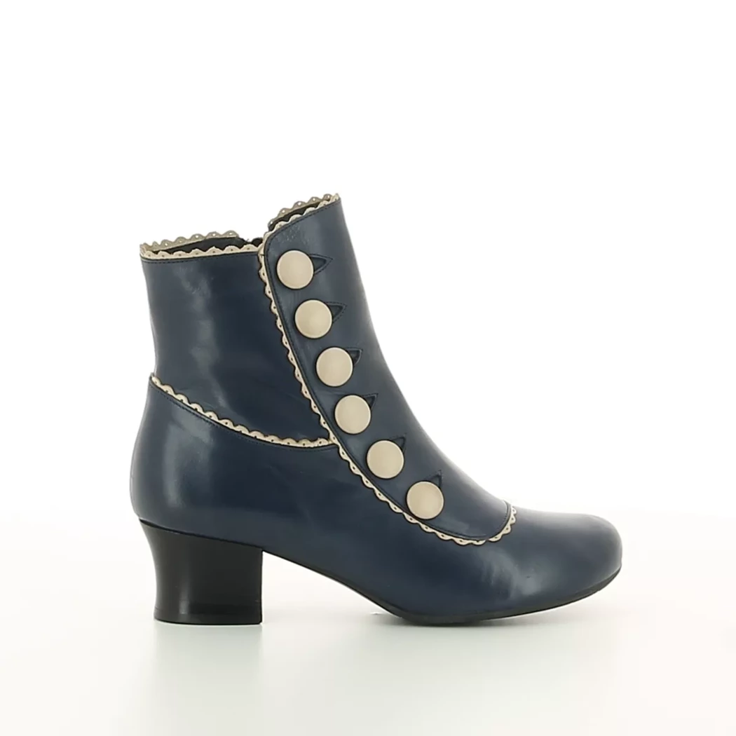 Image (2) de la chaussures Miz Mooz - Boots Bleu en Cuir