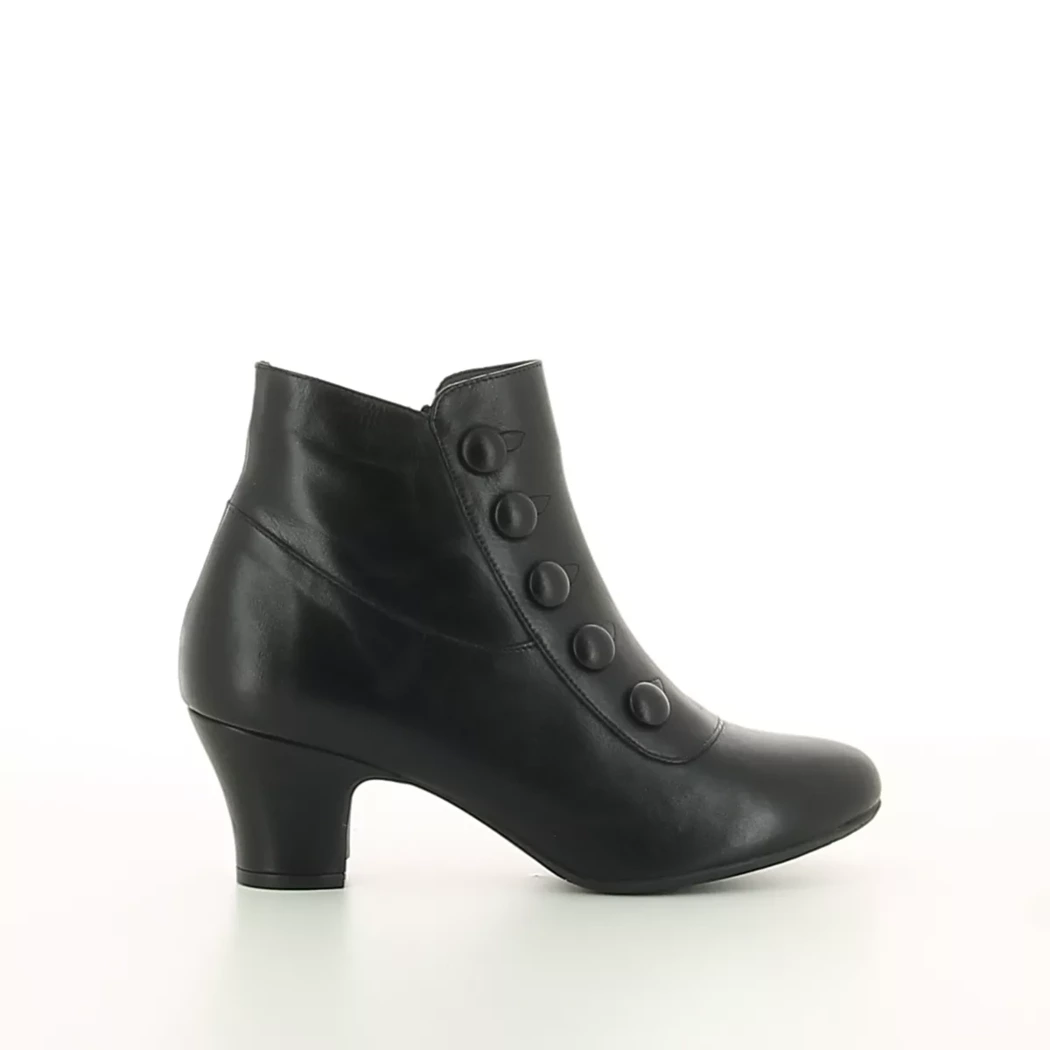 Image (2) de la chaussures Miz Mooz - Boots Noir en Cuir