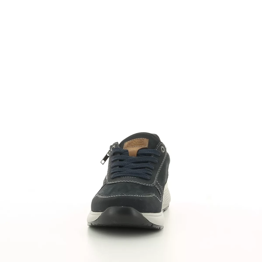 Image (5) de la chaussures Rieker - Chaussures à lacets Bleu en Cuir nubuck