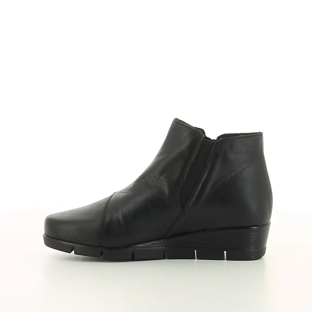 Image (4) de la chaussures Valeria's - Boots Noir en Cuir