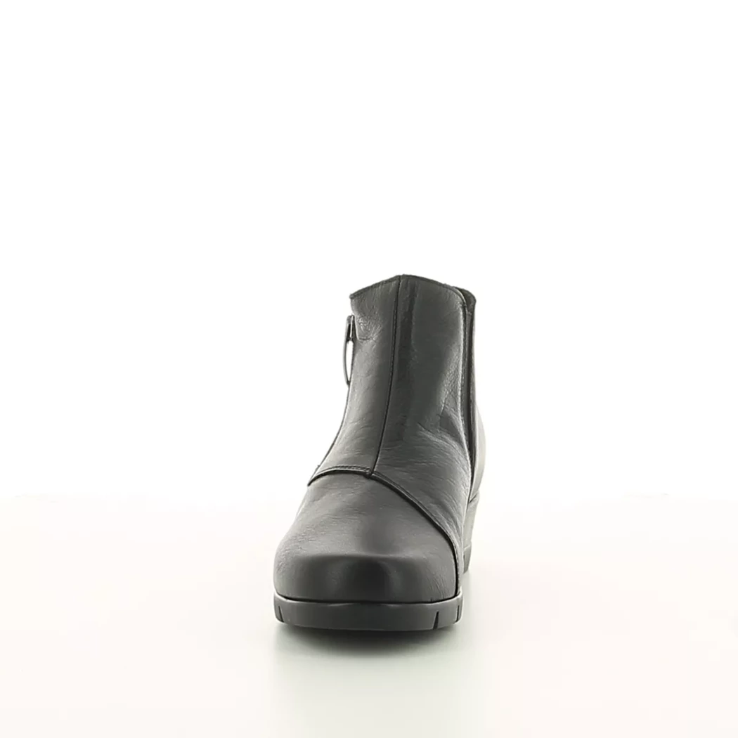 Image (5) de la chaussures Valeria's - Boots Noir en Cuir