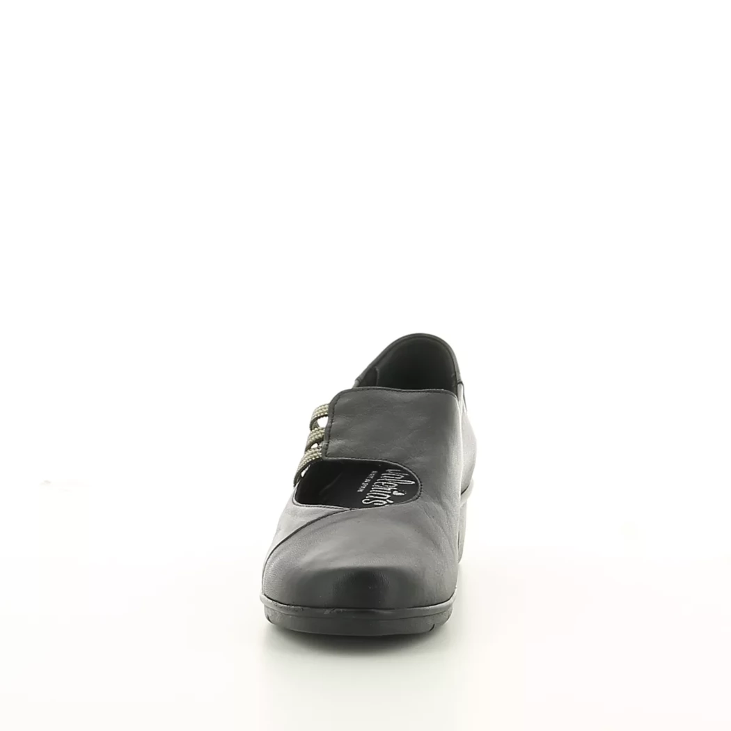 Image (5) de la chaussures Valeria's - Escarpins Noir en Cuir